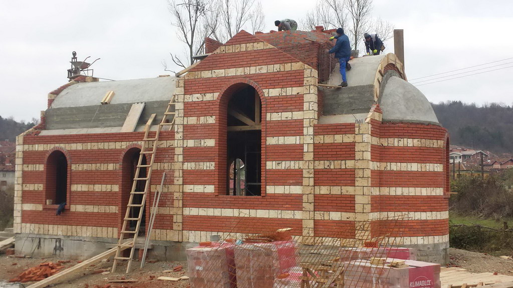 Изградња цркве - децембар 2014.године