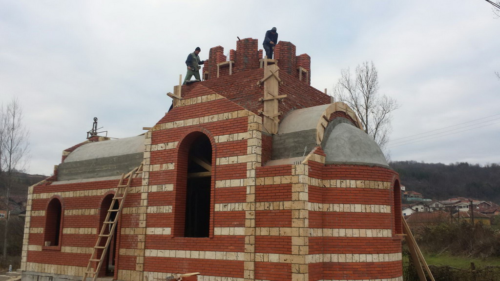 Изградња цркве - децембар 2014.године