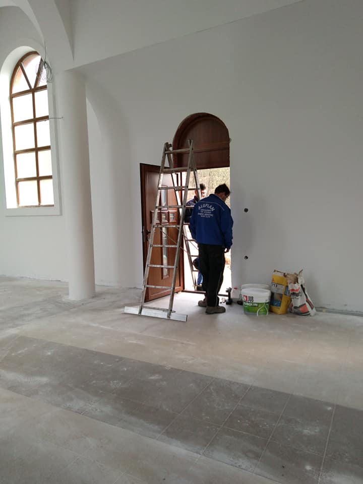 Изградња цркве - април 2019. године
